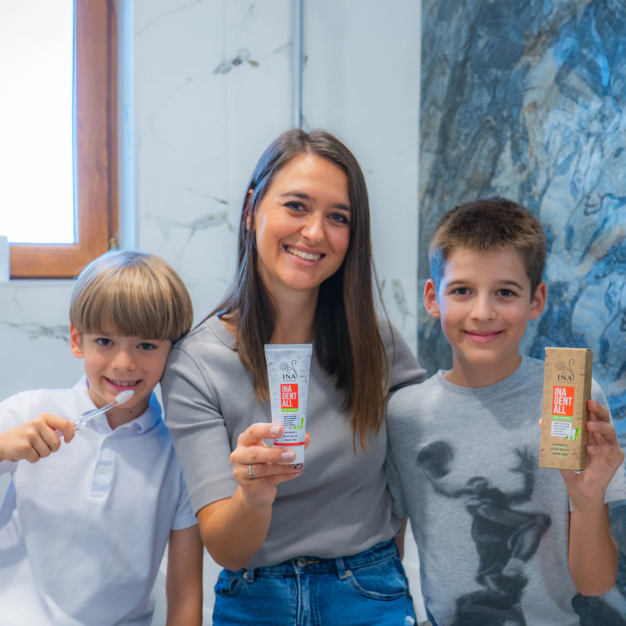 Natural Fluoride-Free Toothpaste with Smoke Tree, Black Sea Lye, and Postbiotic - Ina Dent-All - Image 9