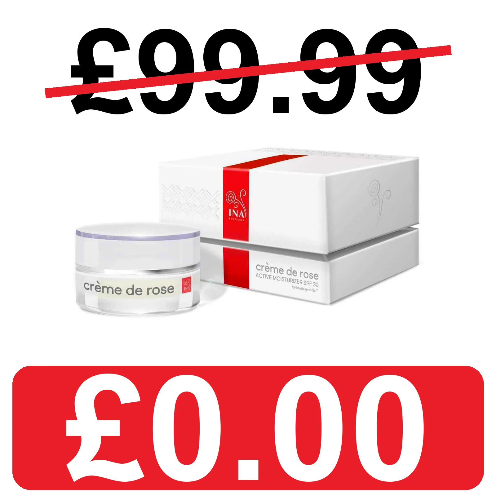 + Gift Crème de rose - active Moisturizer with SPF30 (sample) - 1pc. - Image 5
