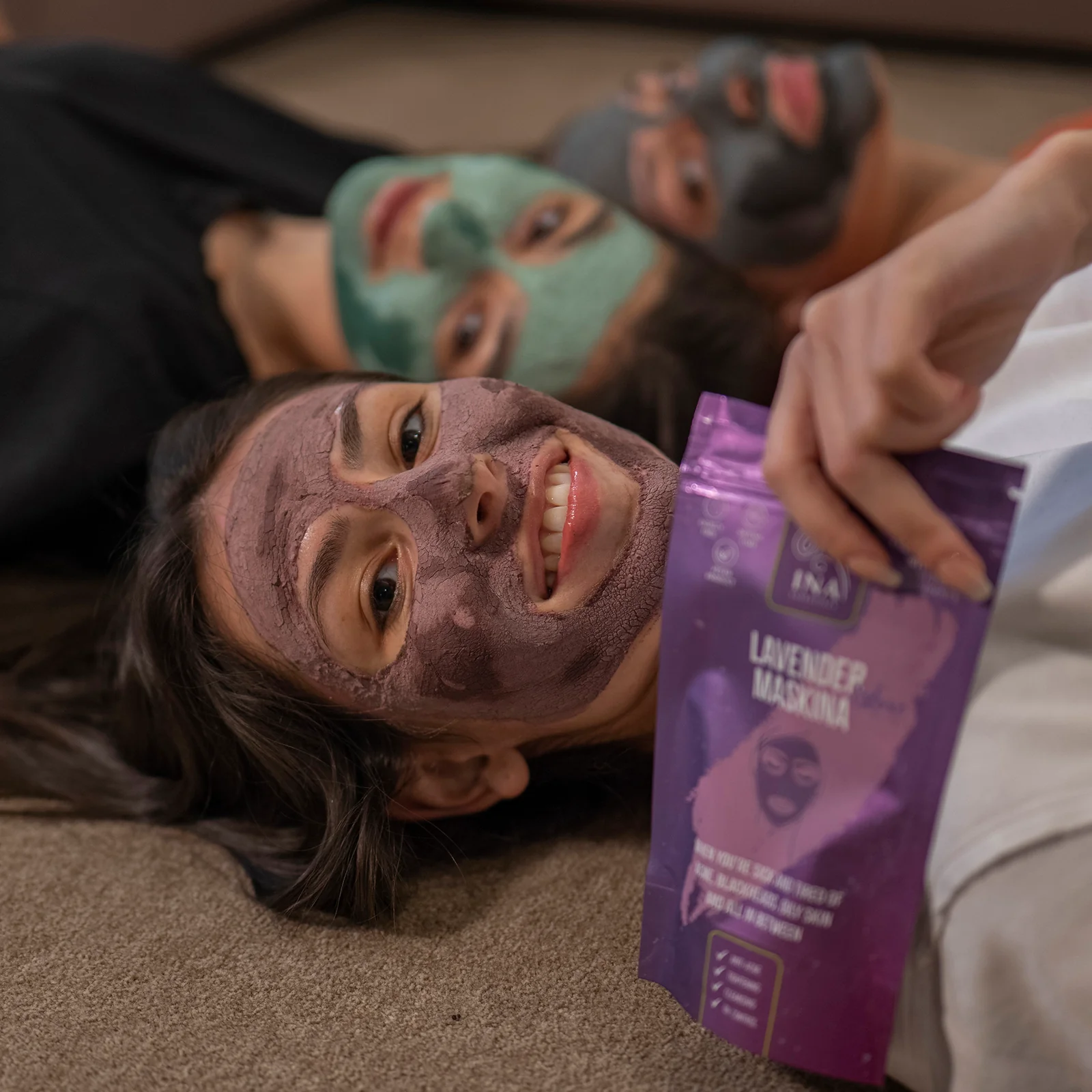 Face Mask - Lavender Maskina - intensive care for Oily problem-prone skin - Image 3