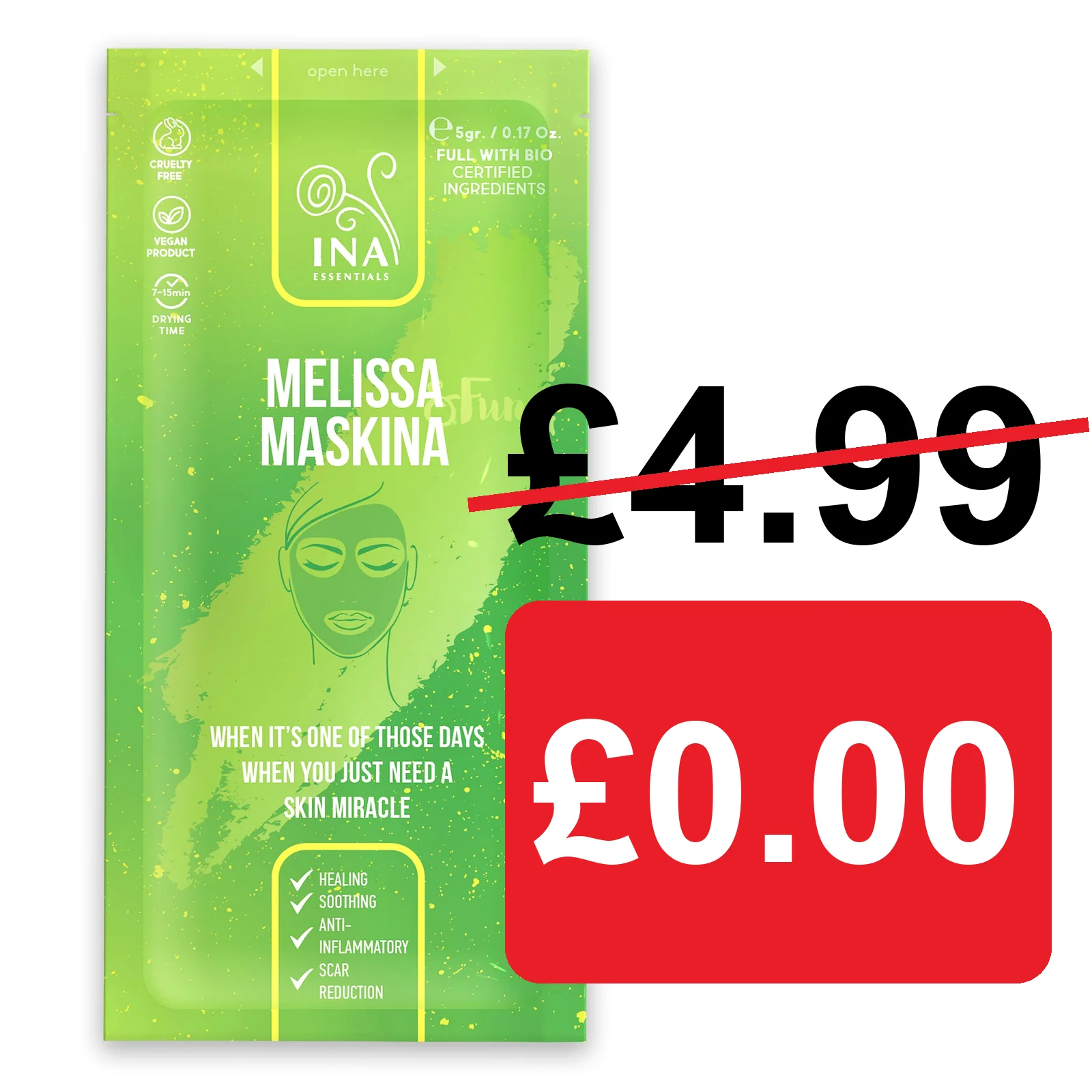 + Gift Face Mask - Melissa Maskina (sample)