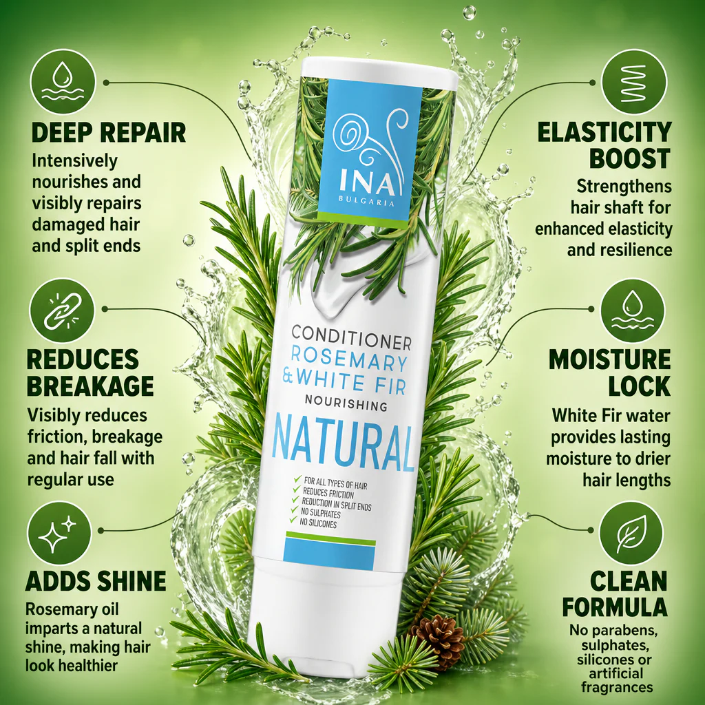+ Gift Natural Hair Conditioner with Rosemary oil and White Fir - 1pc. - Image 2