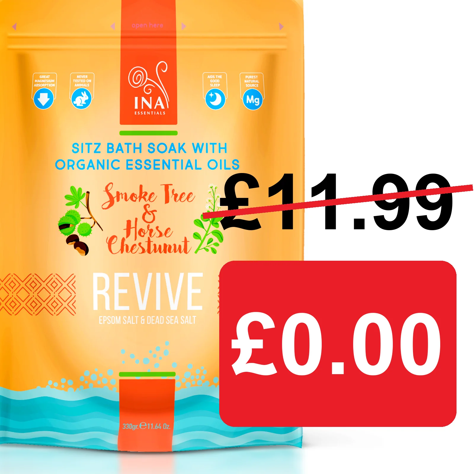 + Gift Revive - Bathing salt with Smoke Tree and Horse Chestnut for Varicose and Postpartum care - Image 3