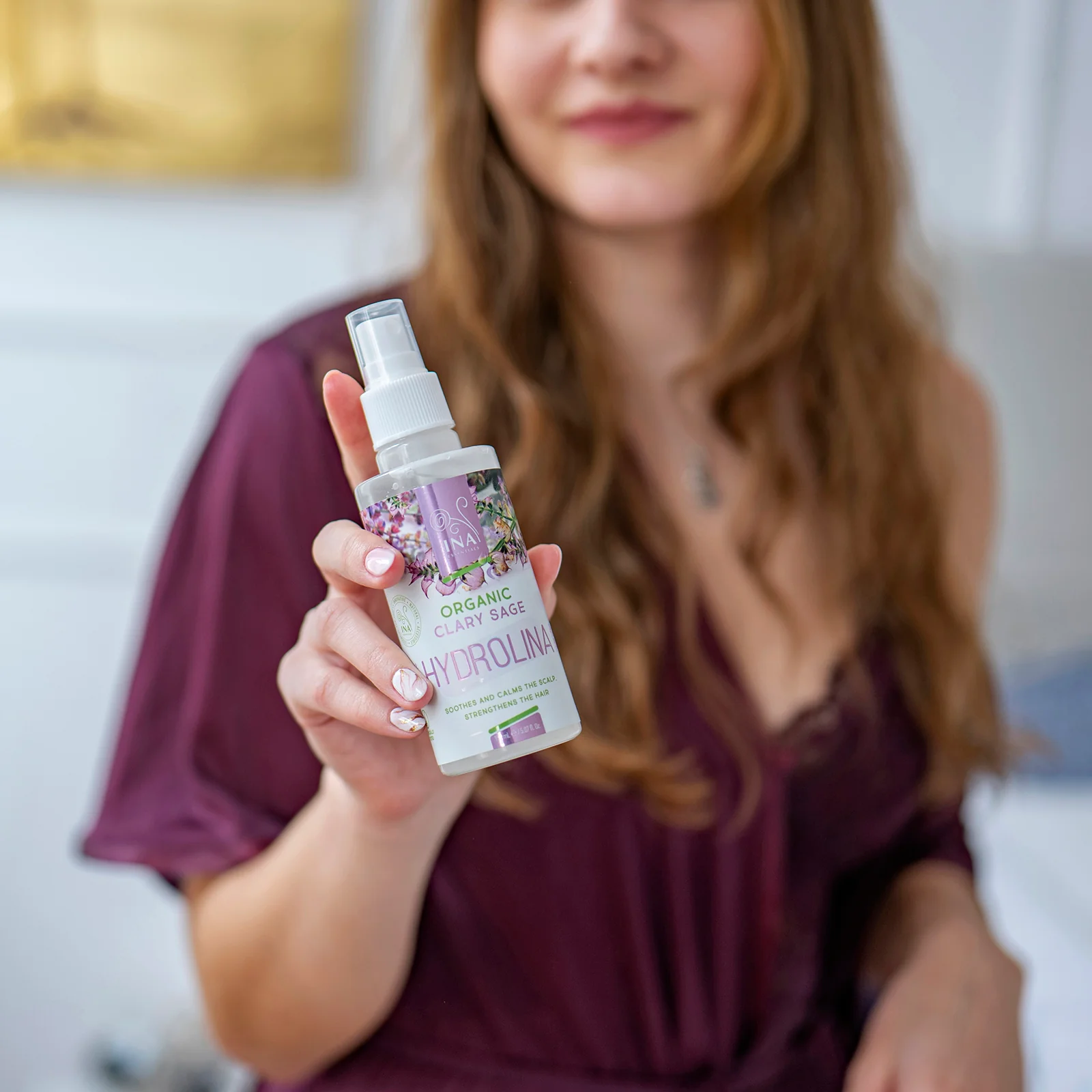 Organic Clary Sage Water (Salvia) - Hydrolina for Dandruff and Itching scalp - Image 5